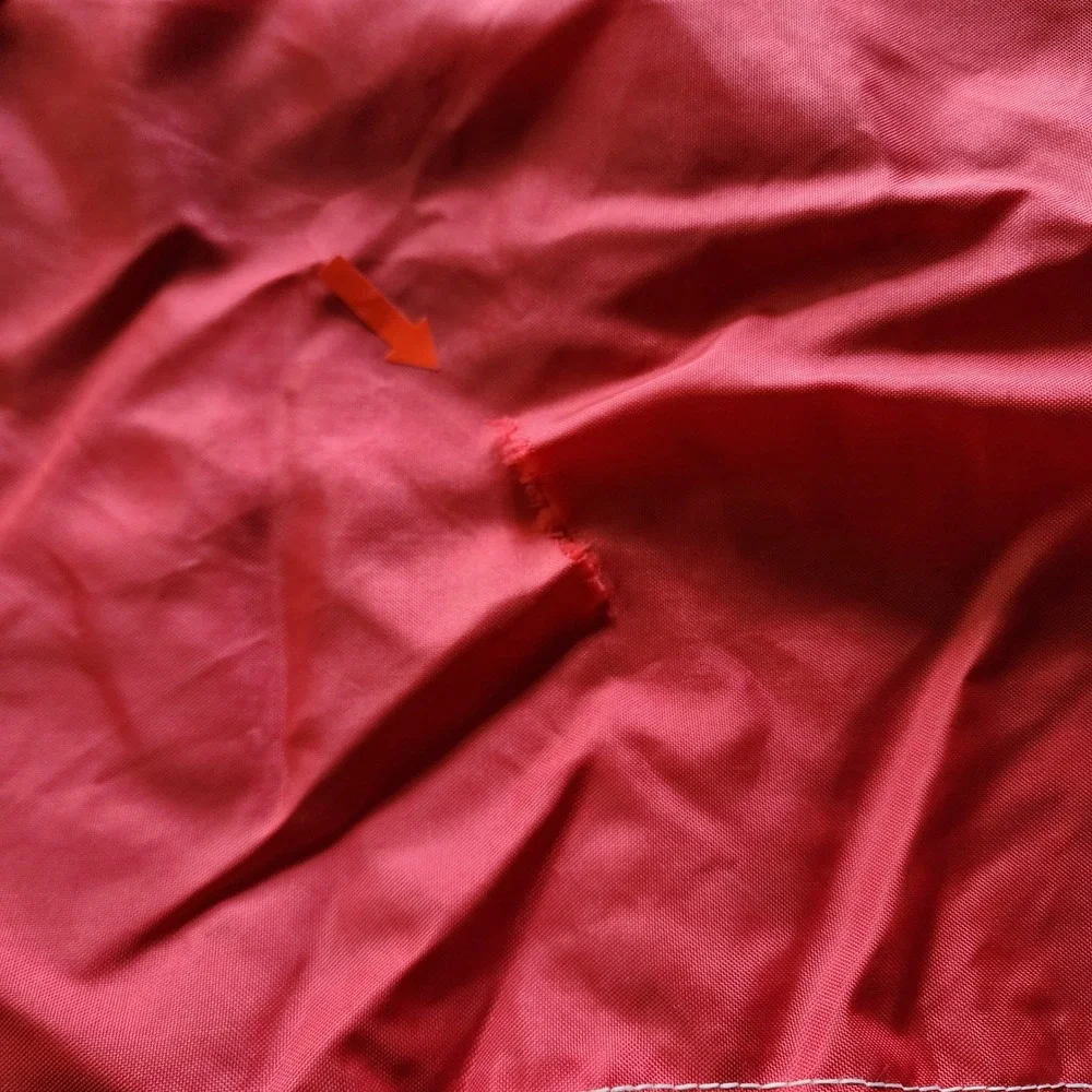 Murray & Lanman Red Nylon Drawstring Sail Bag Chicago Vintage 4702 20+ Storage